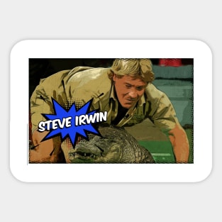 Steve Irwin Montage Sticker